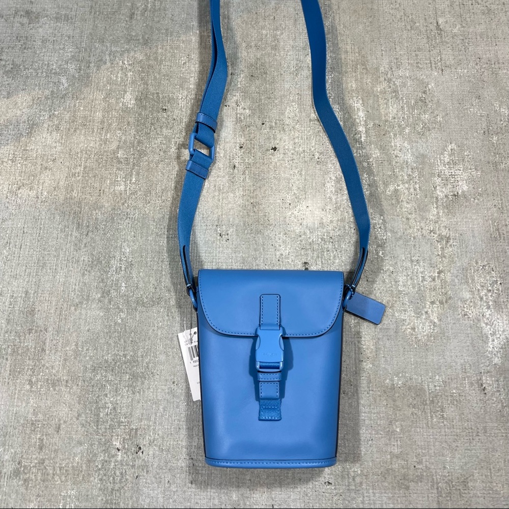 COACH TRACK SMALL FLAP CROSSBODY